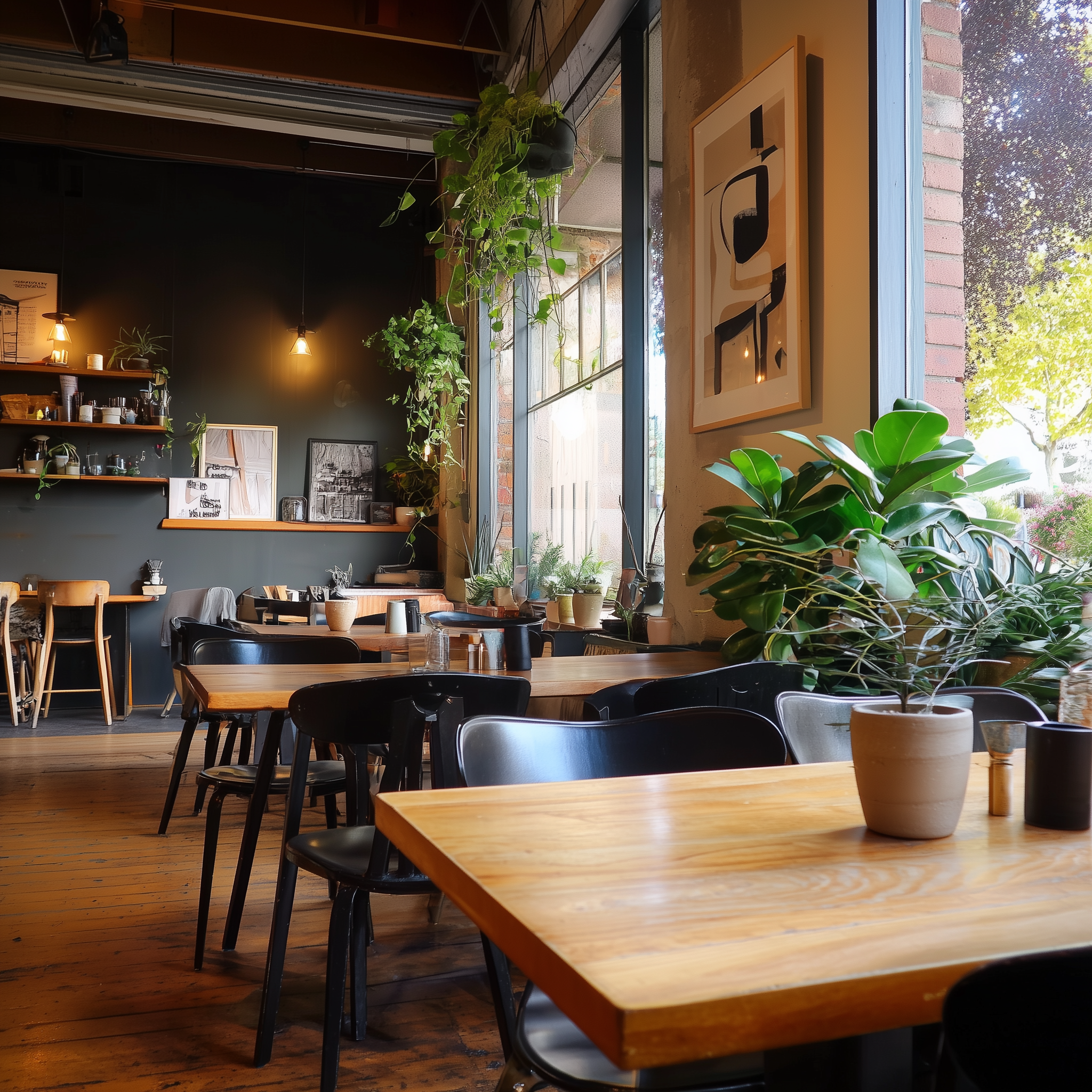 Coffee cup with artistic latte art